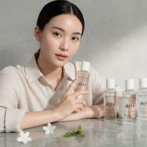 Face toner 80+ تنظيف البشرة بعمق من بقايا الأوساخ والزيوت والمكياج، تضييق المسام، استعادة توازن درجة حموضة البشرة (pH)، ترطيبها،